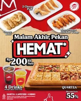Promo Harga Malam Akhir Pekan Hemat  - Pizza Hut