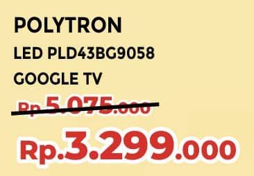 Promo Harga Polytron PLD43BG9058  - Yogya