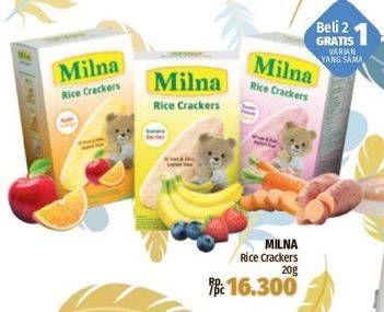 Promo Harga MILNA Rice Crackers 5 pcs - LotteMart