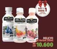 Promo Harga DELICYO Yoghurt All Variants 250 ml - LotteMart