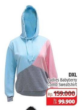 Promo Harga DXL Ladies Babyterry Comb Sweatshirt  - Lotte Grosir
