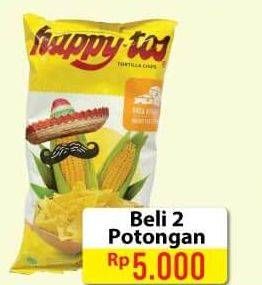 Promo Harga HAPPY TOS Tortilla Chips per 2 pouch 140 gr - Alfamart