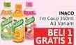 Promo Harga Inaco Im Coco Drink All Variants 350 ml - Alfamidi