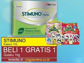 Promo Harga STIMUNO Forte Restores Immune System Capsule 10 pcs - Yogya