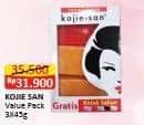 Promo Harga Kojie San Skin Lightening Soap Value Pack per 3 pcs 45 gr - Alfamart