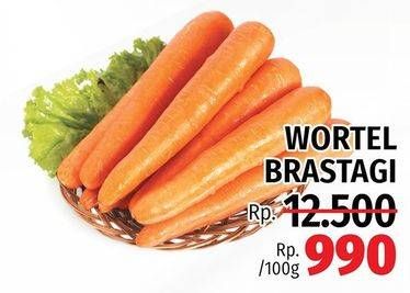 Promo Harga Wortel Baby Berastagi per 100 gr - LotteMart