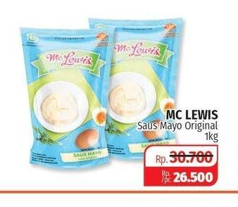 Promo Harga MC LEWIS Mayonnaise Original 1 kg - Lotte Grosir