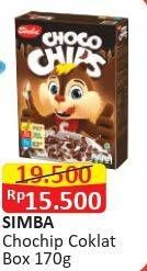 Promo Harga SIMBA Cereal Choco Chips Coklat 170 gr - Alfamart