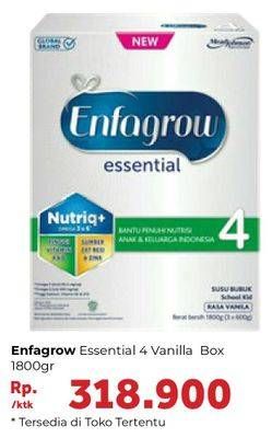 Promo Harga ENFAGROW Essential 4 Susu Formula Vanila 1800 gr - Carrefour
