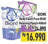 Promo Harga Biore Body Foam Beauty Pure Mild, Relaxing Aromatic 450 ml - Hypermart