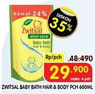 Promo Harga ZWITSAL Natural Baby Bath 2 In 1 600 ml - Superindo