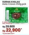 Promo Harga Dates Crown Kurma Premium 250 gr - Indomaret