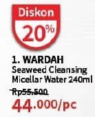 Promo Harga Wardah Natural Daily Seaweed Micellar Water 240 ml - Guardian