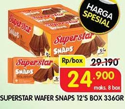 Promo Harga ROMA Superstar Wafer Snaps 28 gr - Superindo