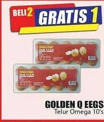 Promo Harga Golden Q Egg Telur Omega 10 pcs - Hari Hari