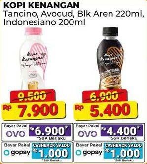 Promo Harga Kopi Kenangan Ready to Drink Indonesiano 200 ml - Alfamart