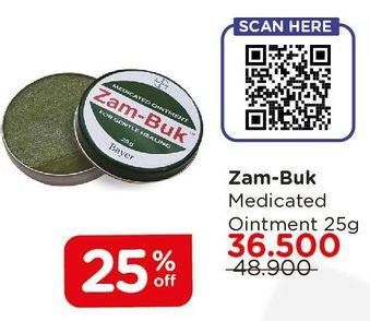 Promo Harga ZAM-BUK Medicated Ointment 25 gr - Watsons