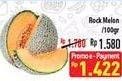 Promo Harga Rock Melon per 100 gr - Hypermart