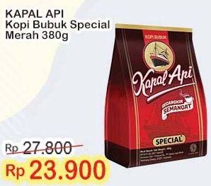 Promo Harga Kapal Api Kopi Bubuk Special 380 gr - Indomaret