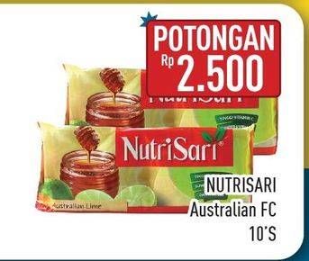 Promo Harga NUTRISARI Powder Drink Australian FC 10 sachet - Hypermart