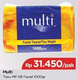 Promo Harga MULTI Facial Tissue MP08 1000 gr - TIP TOP