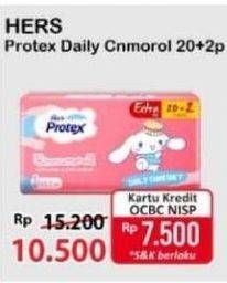 Promo Harga Hers Protex Daily Comfort Wing 23, 5cm 22 pcs - Alfamart