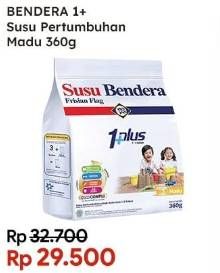 Promo Harga Frisian Flag Susu Bendera 1 Plus Madu 360 gr - Indomaret