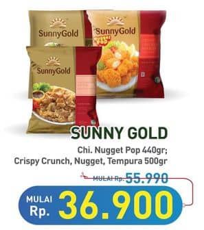 Promo Harga Sunny Gold Chicken Nugget/Tempura  - Hypermart