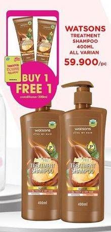 Promo Harga Watsons Treatment Shampoo All Variants 400 ml - Watsons