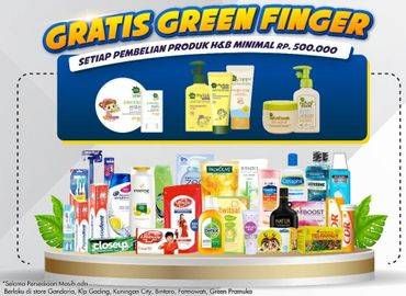 Promo Harga GREEN FINGER Produk  - LotteMart