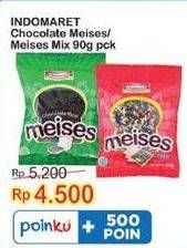 Promo Harga Indomaret Meises Mix, Chocolate 90 gr - Indomaret