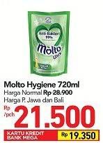 Promo Harga MOLTO Hygiene 720 ml - Carrefour