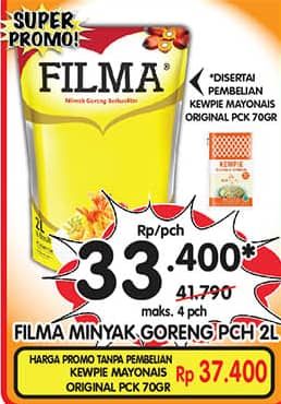 Promo Harga Filma Minyak Goreng 2000 ml - Superindo