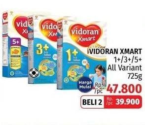 Promo Harga VIDORAN Xmart 1+/3+/5+ All Variants 725 gr - LotteMart