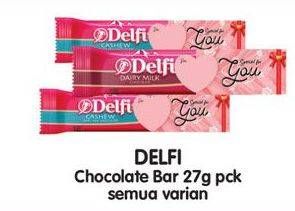 Promo Harga DELFI Chocolate All Variants 27 gr - Indomaret