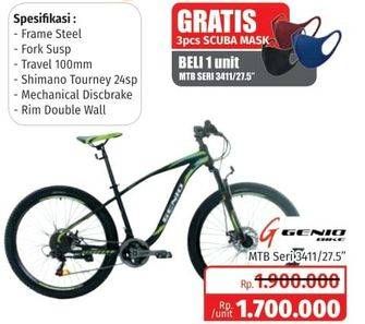 Promo Harga GENIO MTB M-341/343 27,5 Inci  - Lotte Grosir