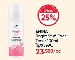 Promo Harga Emina Bright Stuff Face Toner 100 ml - Guardian