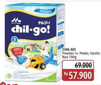 Promo Harga Morinaga Chil Go Bubuk 3+ Madu, Vanilla 700 gr - Alfamidi