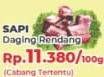 Promo Harga Daging Rendang Sapi Sapi per 100 gr - Yogya