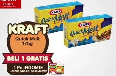 Promo Harga KRAFT Quick Melt 175 gr - Yogya