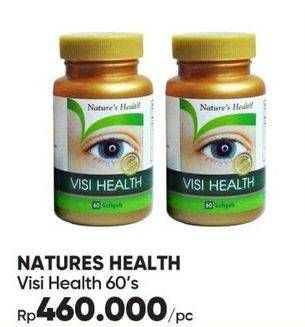 Promo Harga NATURES HEALTH Visi Health 60 pcs - Guardian