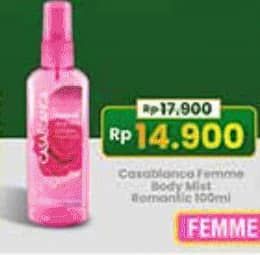 Promo Harga Casablanca Body Mist Romantic 100 ml - Indomaret