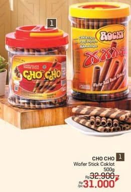 Promo Harga Cho Cho Wafer Stick Chocolate 500 gr - LotteMart