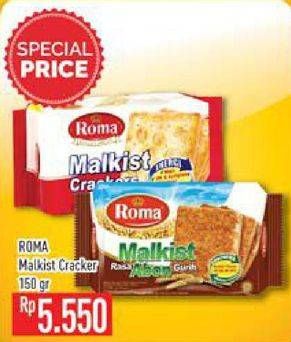 Promo Harga ROMA Malkist 150 gr - Hypermart