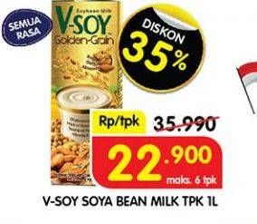 Promo Harga V-soy Soya Bean Milk All Variants 1000 ml - Superindo