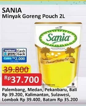 Promo Harga Sania Minyak Goreng 2000 ml - Alfamart