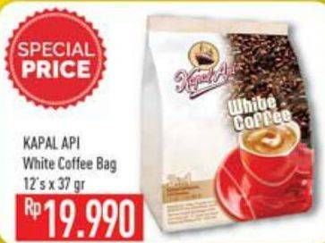 Promo Harga Kapal Api Grande White Coffee per 12 sachet 37 gr - Hypermart