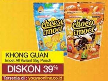 Promo Harga KHONG GUAN Cheese Imoet All Variants 55 gr - Yogya