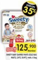 Promo Harga Sweety Gold Pants M60, L54, XL44 44 pcs - Superindo