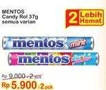 Promo Harga MENTOS Candy All Variants per 2 roll 37 gr - Indomaret